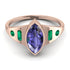 Marquise Bezel Tanzanite Ring - Juliana No. 205