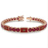Ruby Tennis Bracelet with Morocco Flag no. 11