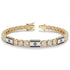 Diamond Tennis Bracelet with Israeli Flag no. 1 image 3