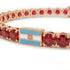 Ruby Tennis Bracelet with Argentina Flag no. 11 image 4