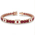 Ruby Tennis Bracelet with Japan Flag no. 11