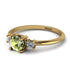 Classic Three Stone Peridot Engagement Ring - Valentina No. 701 image 3