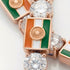 Diamond Tennis Bracelet with India Flag no. 2