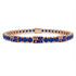 Sapphire Tennis Bracelet with Australia Flag no. 14