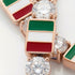 Diamond Tennis Bracelet with Mexico Flag no. 2