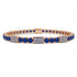 Sapphire Tennis Bracelet with Greece Flag no. 14