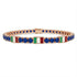 Sapphire Tennis Bracelet with Italy Flag no. 14 image 1