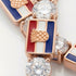 Diamond Tennis Bracelet with Croatia Flag no. 2 image 3