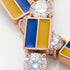 Diamond Tennis Bracelet with Ukraine Flag no. 2