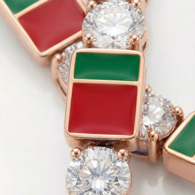 Diamond Tennis Bracelet with Portugal Flag no. 2