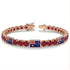Ruby Tennis Bracelet with Australia Flag no. 11 image 2
