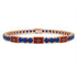 Sapphire Tennis Bracelet with Morocco Flag no. 14 image 1