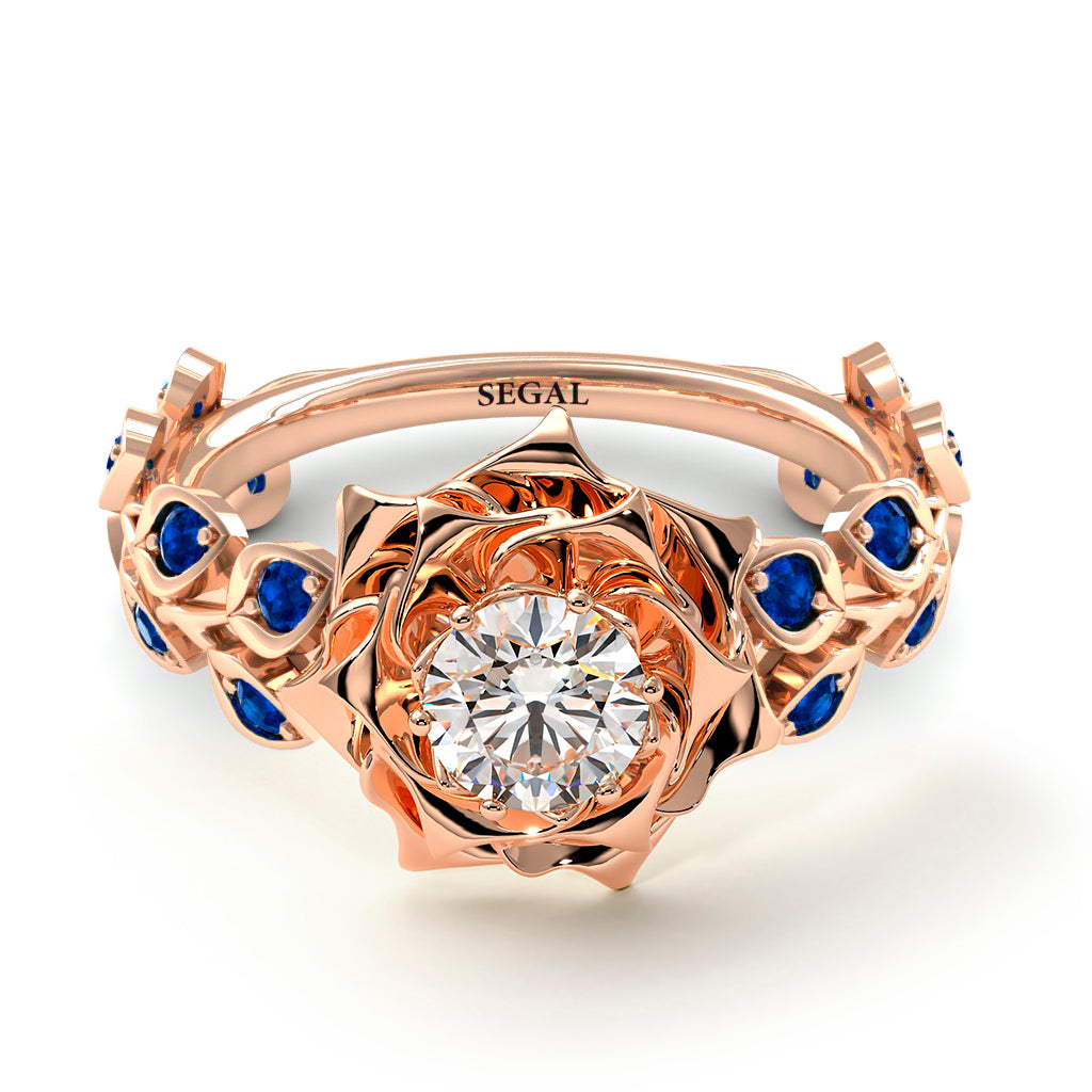 Rose Flower And Leaves - Diana no. 17