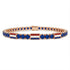 Sapphire Tennis Bracelet with Netherlands Flag no. 14