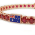 Ruby Tennis Bracelet with Australia Flag no. 11 image 4