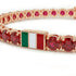 Ruby Tennis Bracelet with Mexico Flag no. 11