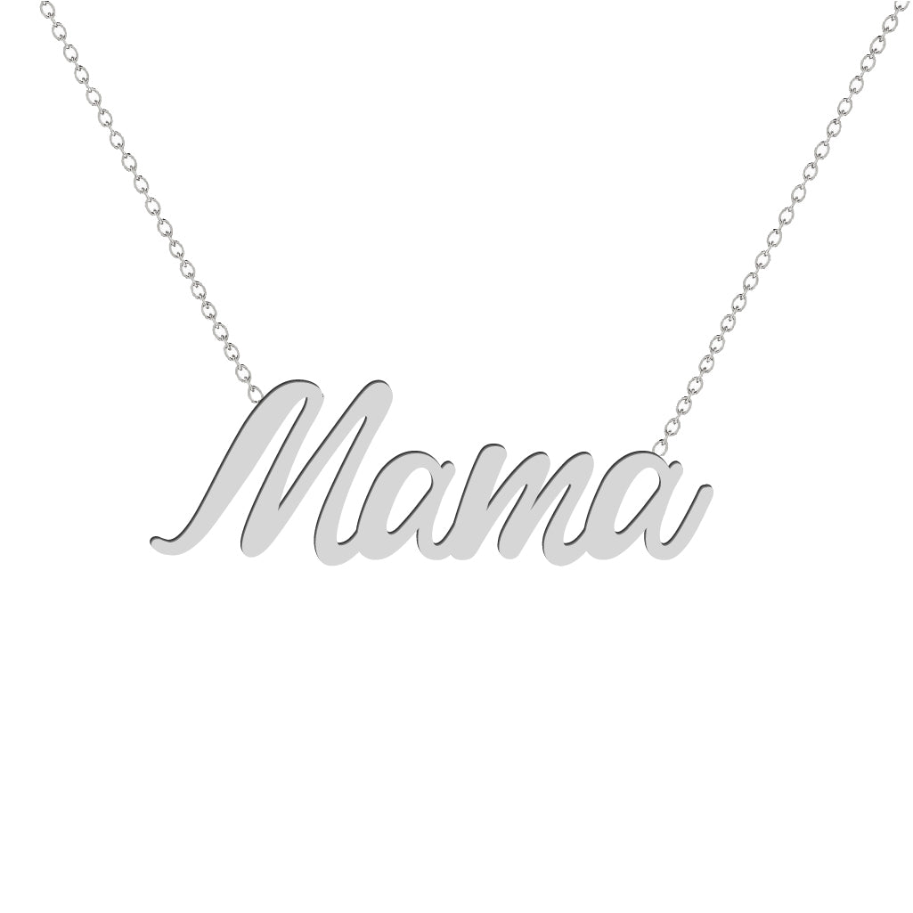 Gold Name Necklace - Mama