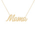 Gold Name Necklace - Mama
