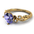 14K Gold Radiant Tanzanite Flower Harmony Ring - Autumn No. 201 image 2