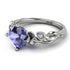 14K Gold Radiant Tanzanite Flower Harmony Ring - Autumn No. 203 image 2