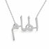 Arabic Gold Name Necklace – الهام | 14K Solid Gold