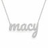 Gold Name Necklace – Macy | 14K Solid Gold