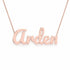 Gold Name Necklace – Arden | 14K Solid Gold