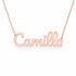 Gold Name Necklace – Camilla | 14K Solid Gold