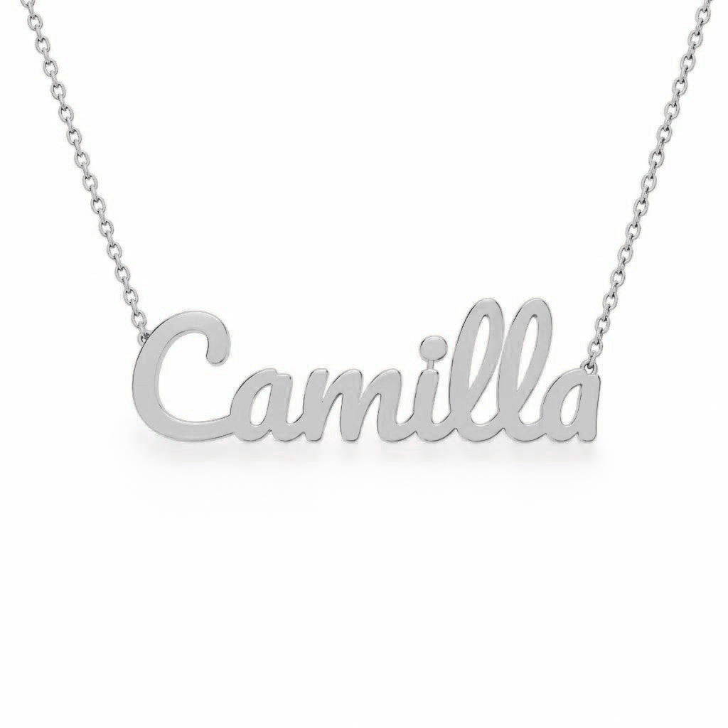 Gold Name Necklace – Camilla | 14K Solid Gold