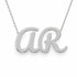 Gold Name Necklace – Ar | 14K Solid Gold