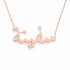 Arabic Gold Name Necklace – سفينة | 14K Solid Gold