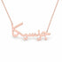 Arabic Gold Name Necklace – جيسيكا | 14K Solid Gold