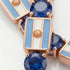 Sapphire Tennis Bracelet with Argentina Flag no. 14