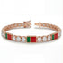 Diamond Tennis Bracelet with Portugal Flag no. 2