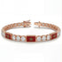Diamond Tennis Bracelet with Morocco Flag no. 2