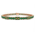 Emerald Tennis Bracelet with Brazil Flag no. 5 image 1