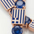 Sapphire Tennis Bracelet with Greece Flag no. 14 image 3
