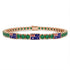 Emerald Tennis Bracelet with Australia Flag no. 5