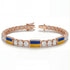 Diamond Tennis Bracelet with Ukraine Flag no. 2 image 2
