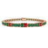 Emerald Tennis Bracelet with Portugal Flag no. 5 image 1