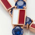 Sapphire Tennis Bracelet with Poland Flag no. 14 image 3