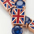 Sapphire Tennis Bracelet with United Kingdom Flag no. 14 image 3