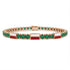 Emerald Tennis Bracelet with Poland Flag no. 5