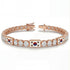 Diamond Tennis Bracelet with South Korea Flag no. 2