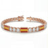 Diamond Tennis Bracelet with Spain Flag no. 2