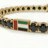 Black Diamond Tennis Bracelet with United Arab Emirates Flag no. 7