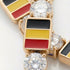 Diamond Tennis Bracelet with Belgium Flag no. 1 image 4
