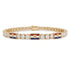 Diamond Tennis Bracelet with Croatia Flag no. 1
