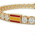 Diamond Tennis Bracelet with Spain Flag no. 1 image 4