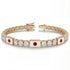 Diamond Tennis Bracelet with Japan Flag no. 1